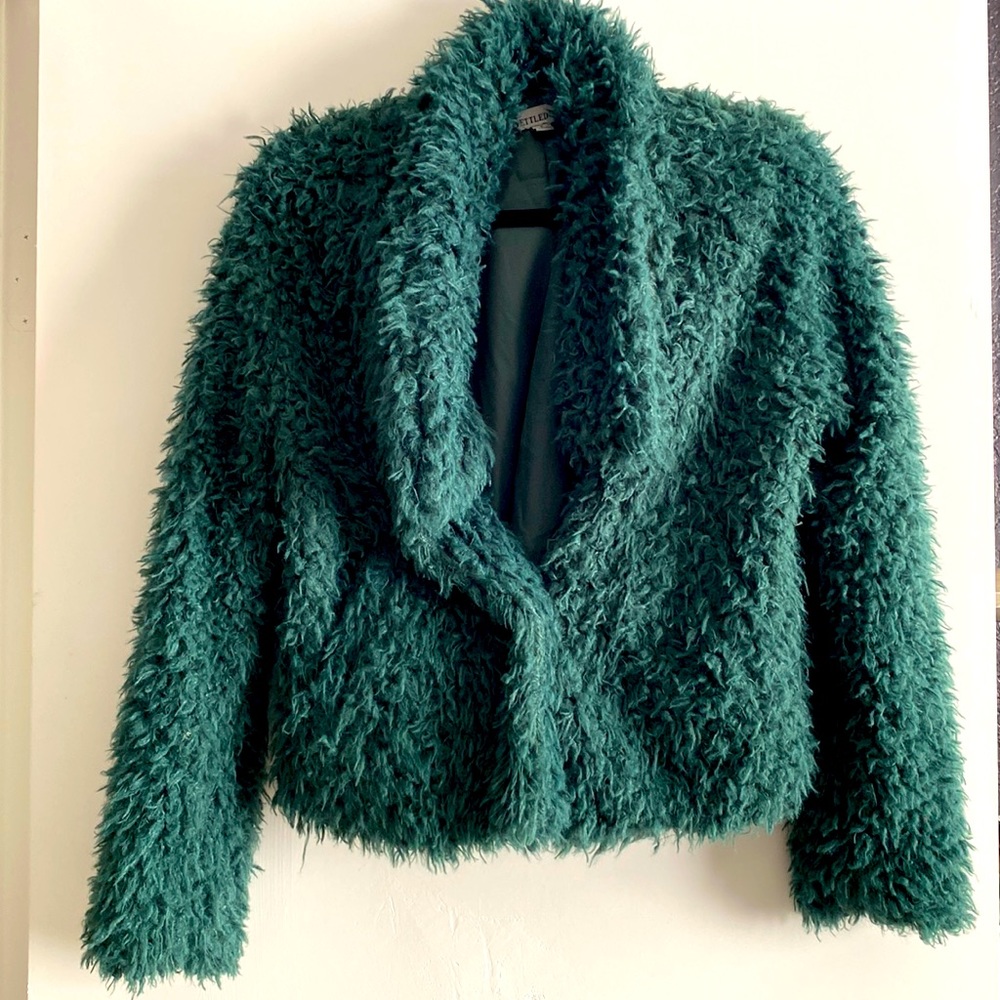 Furry Green Coat